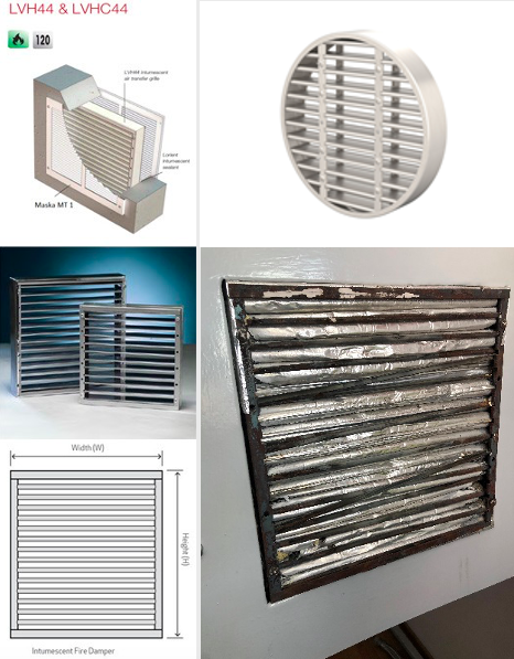 PRESTRUJNA POŽARNO OTPORNA REŠETKA
